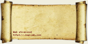 Latinka Adamović vizit kartica